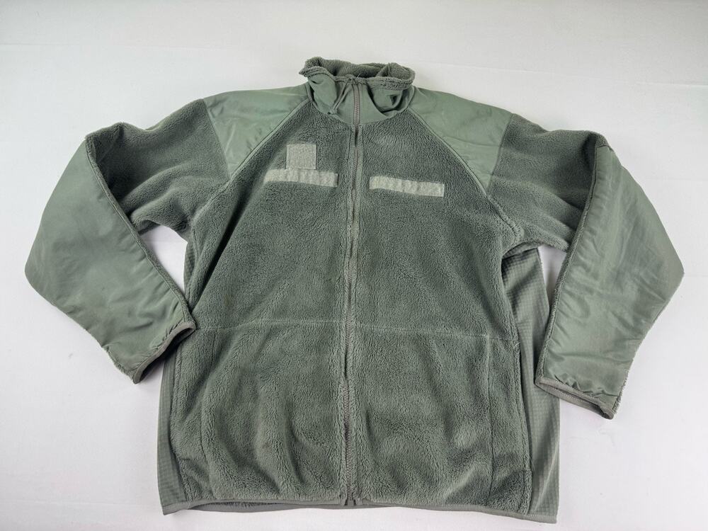 US Military Gen III Fleece Jacket Adult Large Long Cold Weather Green